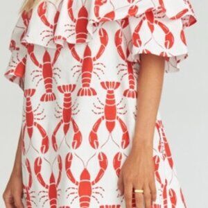 Show Me Your Mumu Dee Dee Lobster Print Dress